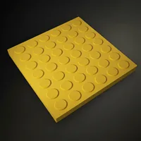 Chequered Tile Yellow 36 Ball pattern for shopfronts and commercial entrance floors